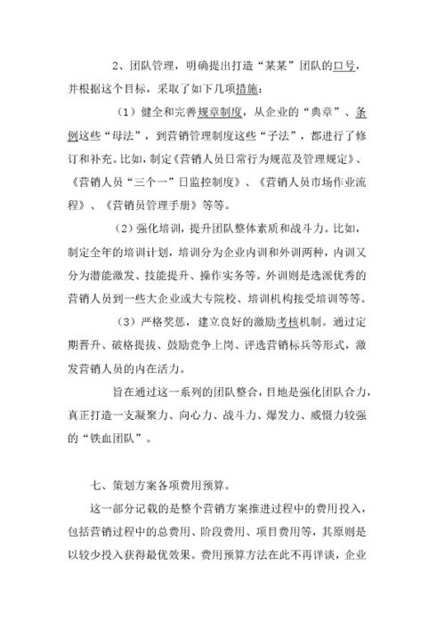如何撰寫一份專業的企業管理咨詢市場營銷策劃書